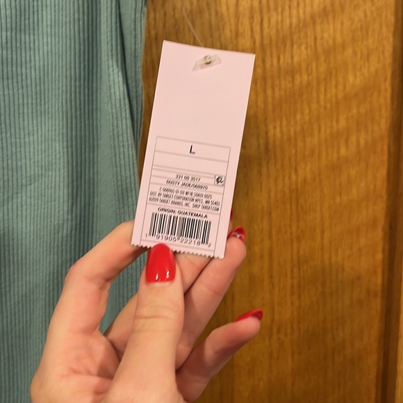 Wild fable green ribbed dress - Picture 3 of 5